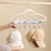 Foldable Travel Clothes Hangers with Clips view 2