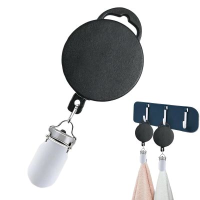 Retractable Kitchen Towel Clips
