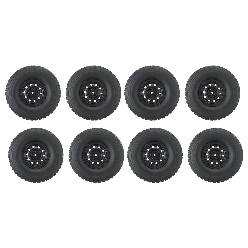 Cryofu 8-Piece RC Car Tire and Wheel Upgrades for MN D90 D91 D99 MN99S C14 C24 C34 C44