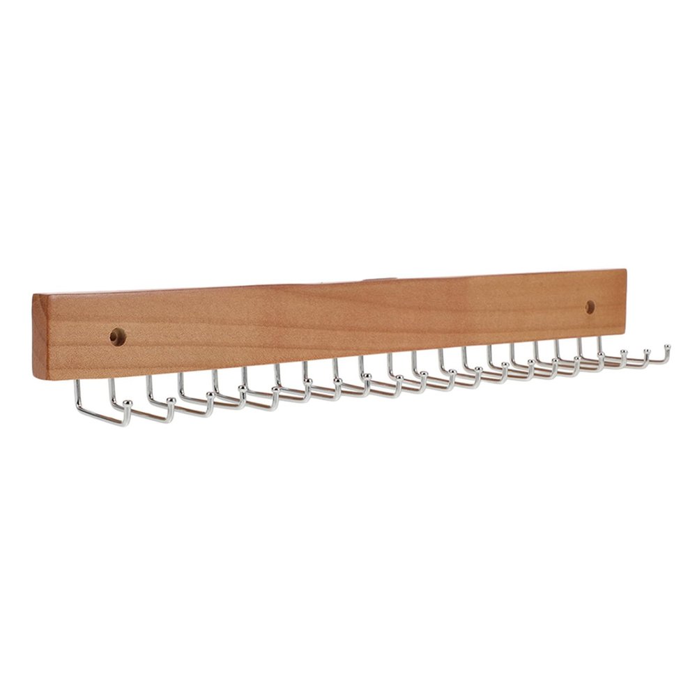 PRETYZOOM Rotating Wall-Mounted Tie Holder with Non-Slip Clips
