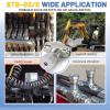 YWBL-WH Hydraulic Flow Control Valve, Bidirectional STB-NPT Throttle Valve with M14 Connector view 4