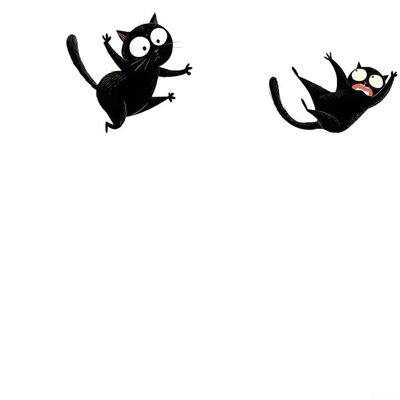 Glow-in-the-Dark Cat Switch Sticker