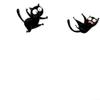 Glow-in-the-Dark Cat Switch Sticker view 1
