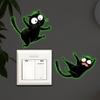Glow-in-the-Dark Cat Switch Sticker view 2