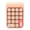 Jectse Wireless Numeric Keypad, 18-Key, 2.4G and Bluetooth, Quiet Keys, Milk Tea view 1