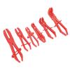 Ejoyous 6-Piece Hose Clamp Pliers Set, Nylon Fuel Line Clamps, Red view 1