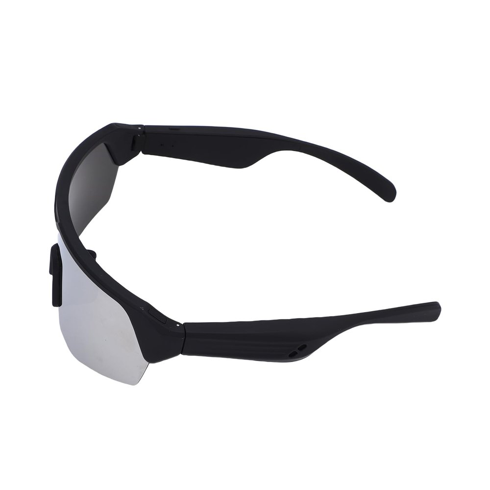 Naroote Sport Smart Sunglasses, Bluetooth 5.3 Sunglasses with Polarized Lenses, Wireless Music Speakers with Voice Assistant Touch Control, Ideal for Cycling and Running (Galvanized