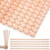 Zerodeko 12-Piece Untreated Wood Half-Round Decorative Molding view 1
