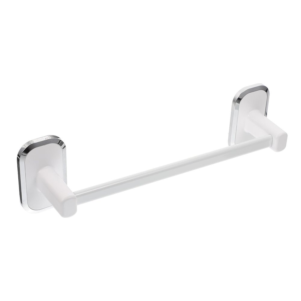 Garneck Wall-Mounted Slipper Holder, White Aluminum, for Bathroom and Kitchen