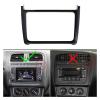 Car Stereo Dash Fascia for VW Polo 2014–2017, Piano Black view 3