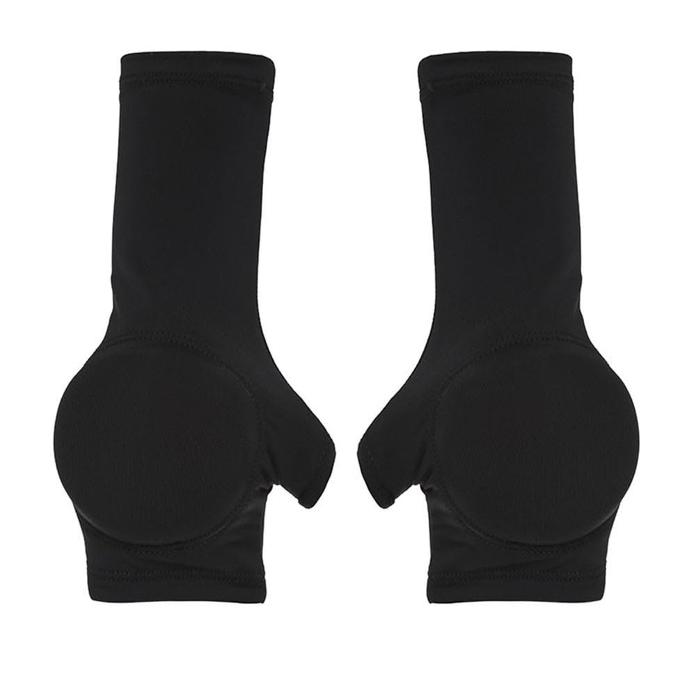 NINMORTH Nylon Wrist Guards for Ice Skating with Thick Shock-Absorbing Palm Pads, for Figure Skating and Skiing