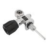 Adfaga Scuba Tank Valve, Chrome-Plated Brass, DIN/Yoke, Dual Interface, 250 Bar, Explosion-Protected view 1