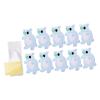 Jiangbered Set of 10 Resealable Cookie Bags with Animal Designs view 1