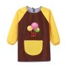 Kids' Long-Sleeve Painting Smock with Pocket, Printed Art Apron, 8–9 Years view 1