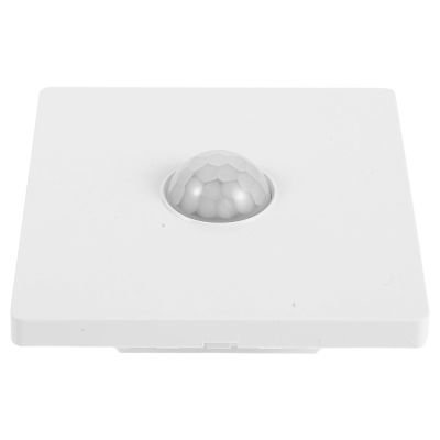 Contactless Motion Detector Wall Switch, 500 W, White Plastic