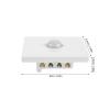 Contactless Motion Detector Wall Switch, 500 W, White Plastic view 2