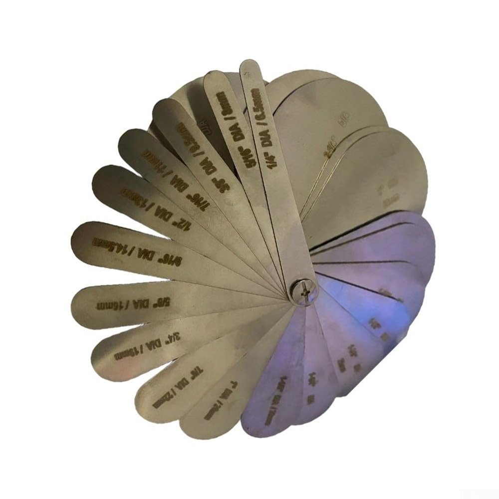 Stainless Steel and Carbon Steel Pulley Groove Gauge for Long-Term Use in Highly Abrasive Port and Mining Environments
