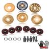 Wood Rasp Disc Set for Angle Grinders, 3/5/13/14/21 Pieces, Tungsten Carbide Wood Carving Disc, 21-Piece Set view 1