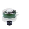 High-Power Green Transistor Rotary Resistor with Variable Winding BC1-150W, Disc-Shaped Adjustable Resistor, Sliding Transistor, Max. 1 Ω view 3