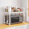Microwave Rack with Hooks view 2