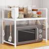 Microwave Rack with Hooks view 3