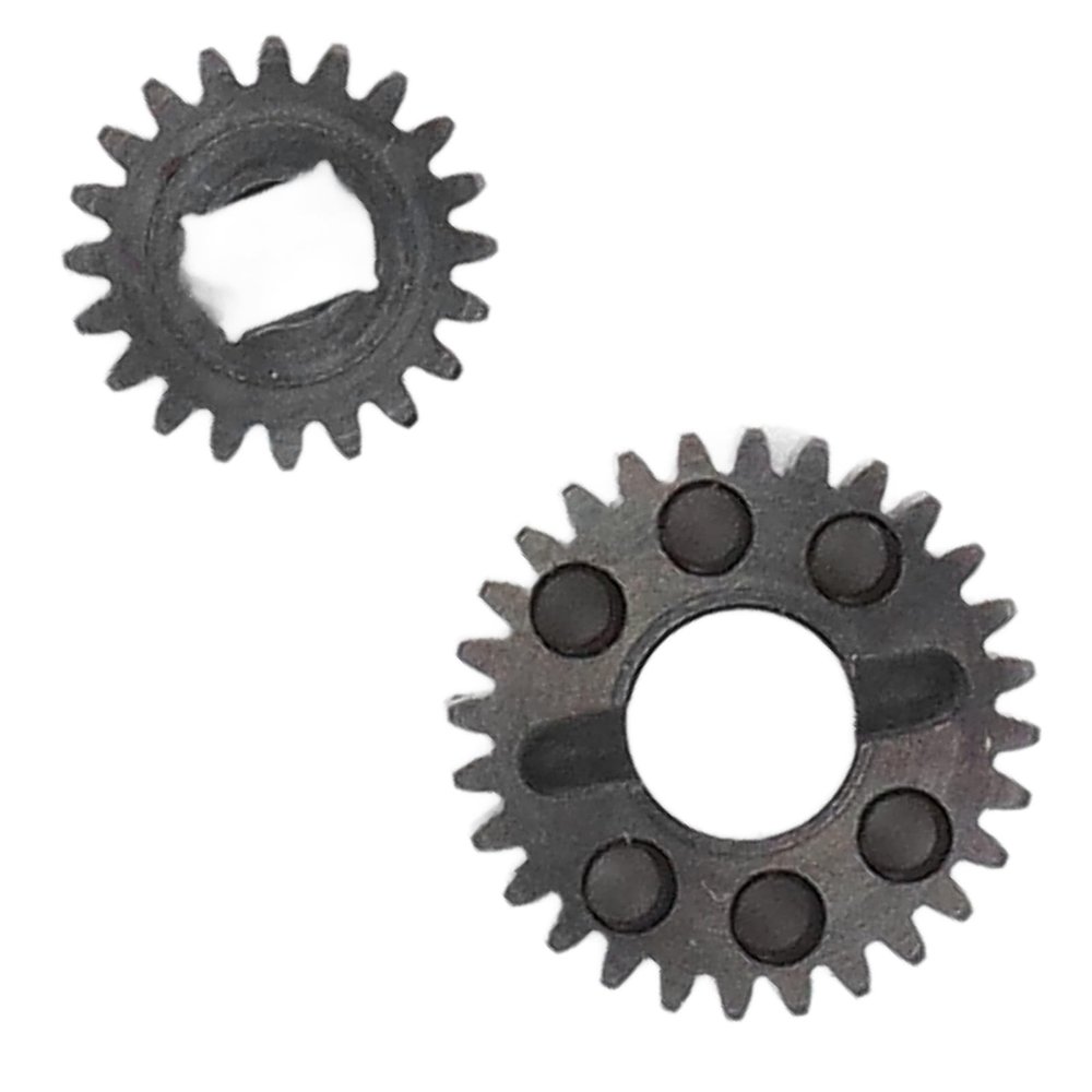 Kadimendium Precision Portal Gear Set, 28T/20T, High-Strength Alloy, 2-Piece