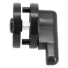 BEAZOOM Vacant/Occupied Indicator Lock for Bathroom Doors, Black Privacy Lock, Red/Green Indicator, 53 mm, Round, for Plastic Handles view 1