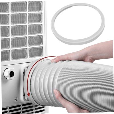 Portable AC Hose Connector, 5.9-Inch Plastic Coupling