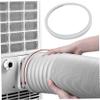 Portable AC Hose Connector, 5.9-Inch Plastic Coupling view 1