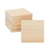 Gitohoni 10-Pack Wooden Squares for Crafts, Decorations, and Scrapbooking view 1