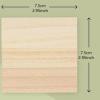 Gitohoni 10-Pack Wooden Squares for Crafts, Decorations, and Scrapbooking view 3
