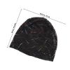 DEEPCRAFF Breathable Cotton Chemotherapy Turban Cap for Women, Black view 2