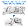 OSOLADY 4-Piece Plastic Swim Goggle Buttons for a Secure Fit view 3