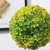 jojofuny Decorative Yellow Artificial Plant Ball, Plastic view 4