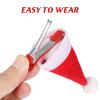 Fabric Christmas Hair Clips for Babies and Young Girls view 4