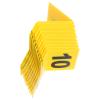 CALLARON Plastic Evidence Markers, Set of 10, Yellow Crime Scene Markers view 1