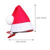 GALPADA Small 3D Christmas Hat Hair Clip, Fabric and Iron Hair Barrette for Christmas Parties view 2