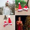 GALPADA Small 3D Christmas Hat Hair Clip, Fabric and Iron Hair Barrette for Christmas Parties view 4