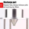 Stainless Steel Angle of Repose Tester, 60° Funnel Cone, 5 mm Outlet, 7.5 × 10 cm view 3