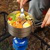 CHILDWEET Stainless Steel Collapsible Camping Cooking Pot for Hiking and Picnics view 4