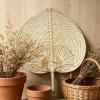 Handwoven Palm Leaf Fan view 2