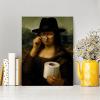 Generic Mona Lisa Bathroom Art view 3