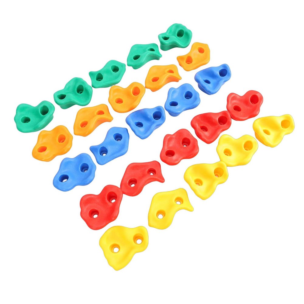 SUNGOOYUE Climbing Holds, PE Plastic, Ergonomic Design, Colorful Set for Indoor and Outdoor Climbing Walls