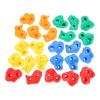 SUNGOOYUE Climbing Holds, PE Plastic, Ergonomic Design, Colorful Set for Indoor and Outdoor Climbing Walls view 3