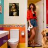 Funny Canvas Wall Art for Bathroom - 30 X 40 cm view 2