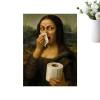 Humorous Bathroom Wall Art - Funny Canvas Print 30 x 40 cm view 1