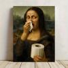 Humorous Bathroom Wall Art - Funny Canvas Print 30 x 40 cm view 2