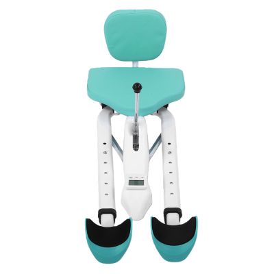 CHICIRIS Leg Stretching Machine, 330 lb Capacity, Adjustable 0–180° Split Trainer with PU Seat Backrest, Green
