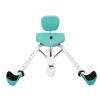 CHICIRIS Leg Stretching Machine, 330 lb Capacity, Adjustable 0–180° Split Trainer with PU Seat Backrest, Green view 2