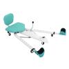 CHICIRIS Leg Stretching Machine, 330 lb Capacity, Adjustable 0–180° Split Trainer with PU Seat Backrest, Green view 3